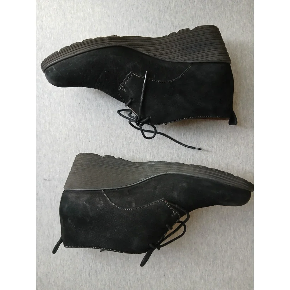 Dansko Boots 40 Cadee Oxford Lace Up Ankle Comfort Casual Leather Goth Grunge